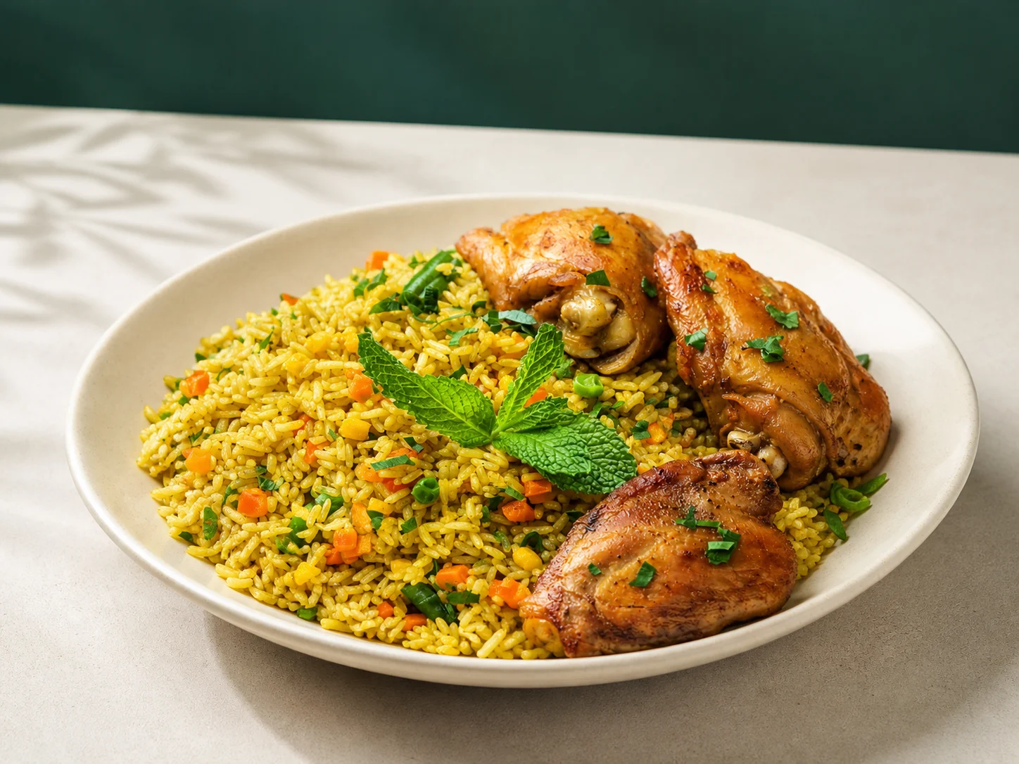 African Fried Rice from the Yeshua Cafe menu
