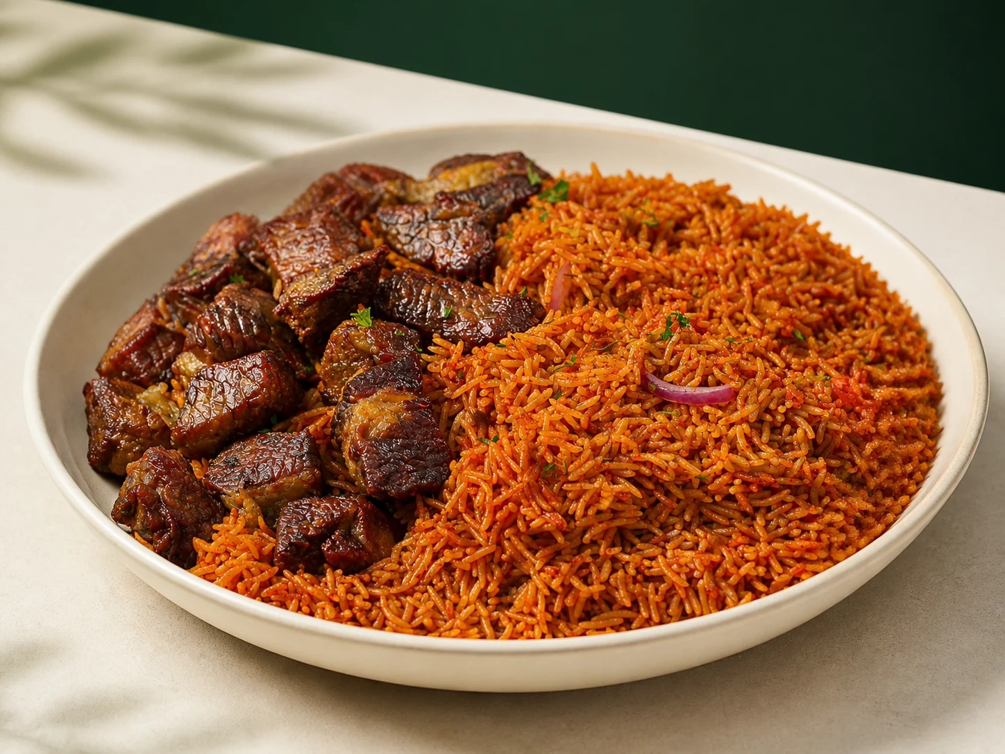 African Jollof Rice from the Yeshua Cafe menu