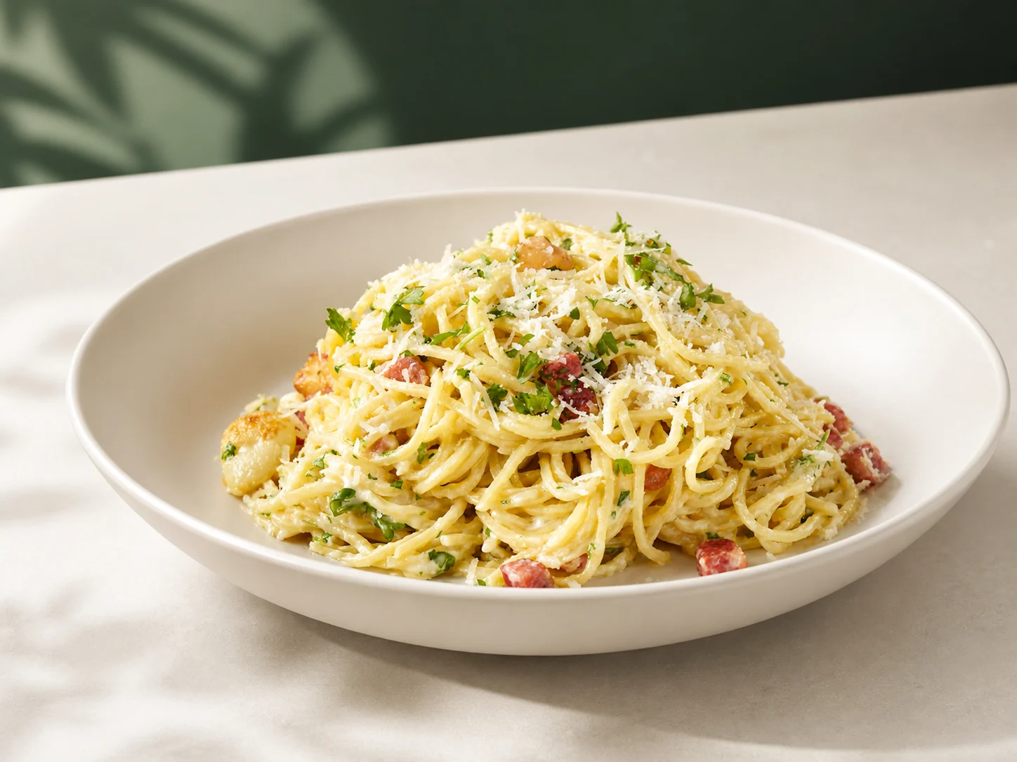 Spaghetti from the Yeshua Cafe menu